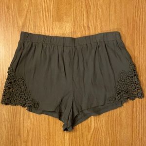 Olive Hot Shorts